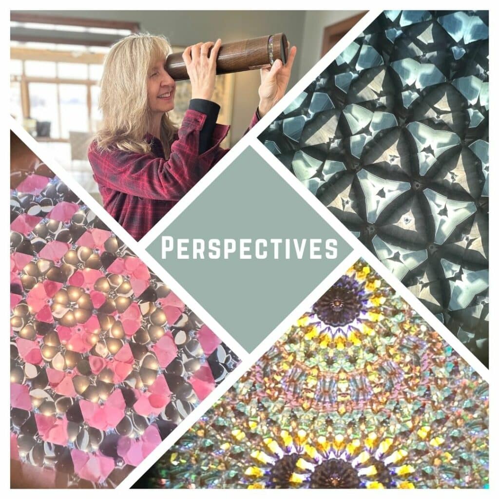 A recent guest discovered the kaleidoscopes